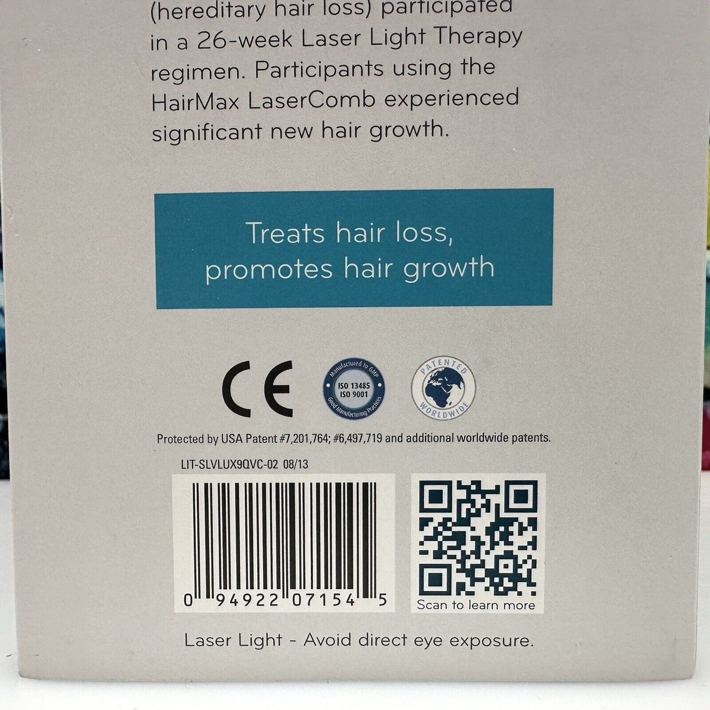 HAIR MAX Premium LUX 9 Hair Growth Laser Comb Light Device Clinically Tested NEW