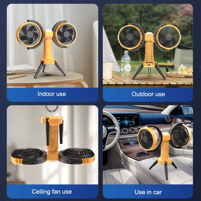 Outdoor Rechargeable Cooling Fan