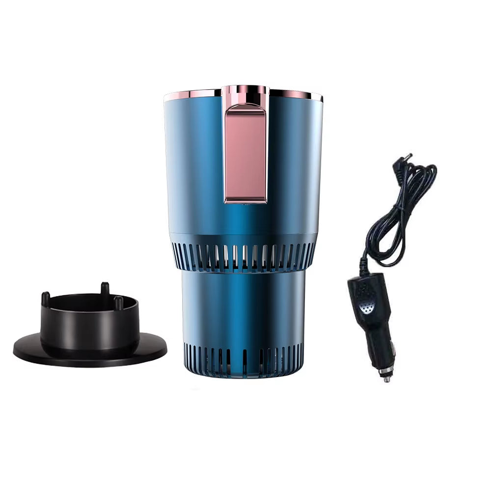 Smart Display Car Cup Holder Cooler